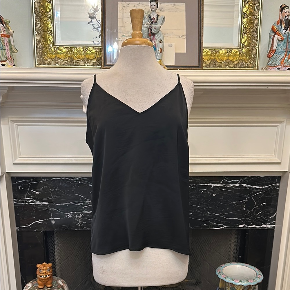 “A new day” Elegant Black silky Women's camisole Top - Picture 1 of 6